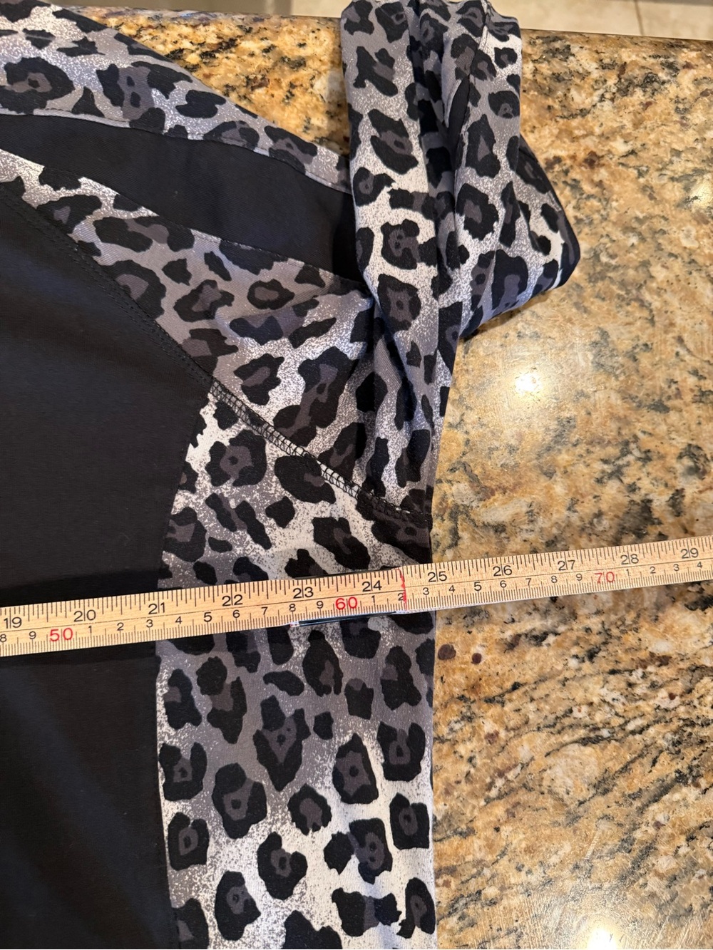 Lane Bryant black gray leopard full-zip track athletic active jacket plus 18-20 - Picture 4 of 6